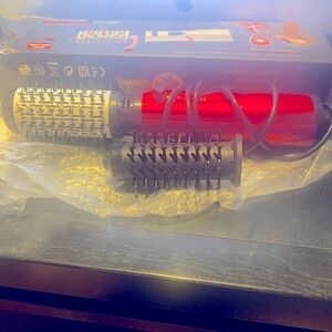 Red and Black Hair Styling Tool